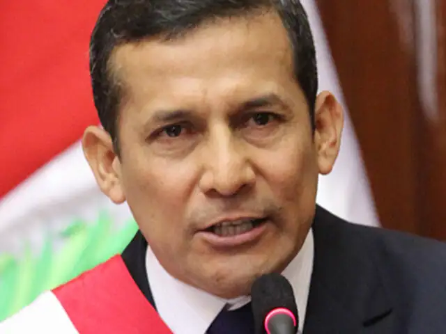 Aprobación a la gestión del presidente Ollanta Humala bajó a 24%