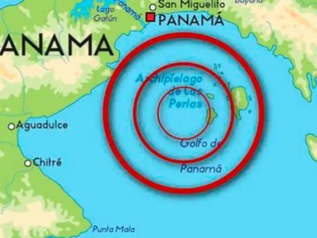 Fuerte movimiento telúrico de 5,8 grados sacudió Panamá