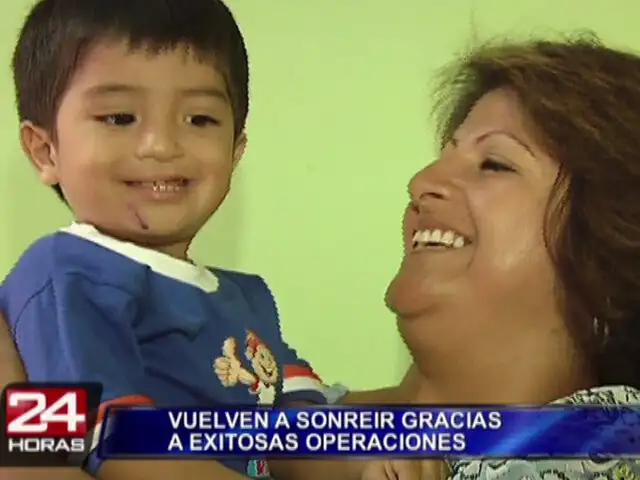 Niños con labio leporino vuelven a sonreír tras ser operados con éxito