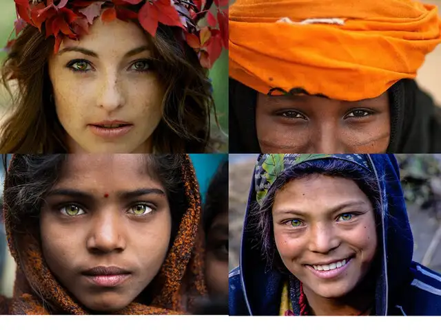 Un viaje alrededor del mundo a través de los rostros característicos de cada lugar