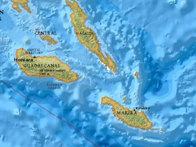 Terremoto de 7,6 grados en las Islas Salomón provocó alerta de tsunami en Oceanía