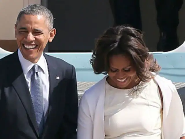 FOTOS: reflejos de Obama salvaron a su esposa de mostrar más de la cuenta