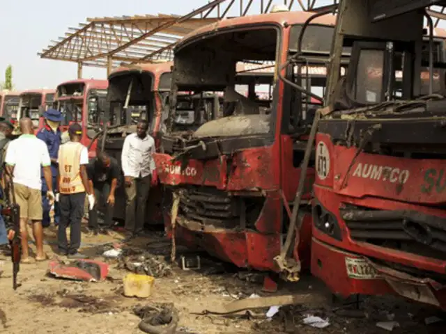 Explosión de autobuses deja 71 muertos en la capital de Nigeria