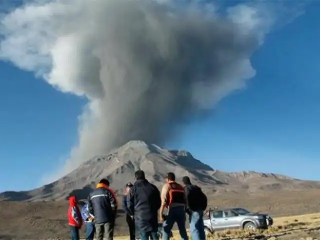 Arequipa: entregarán alimentos a población evacuada por el volcán Ubinas