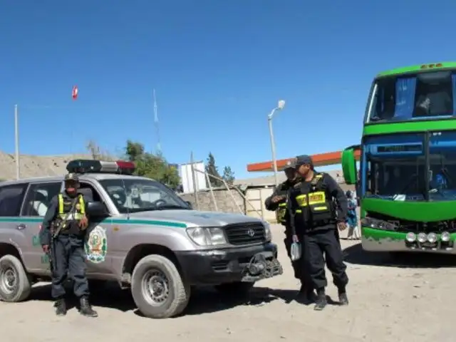 Ayacucho: siete delincuentes asaltan bus interprovincial en Viernes Santo