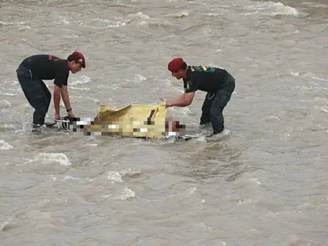 Hallan el cuerpo sin vida de un hombre de 50 años de edad en el río Rímac