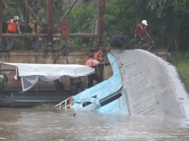 Loreto: naufragio de embarcación en el río Amazonas deja 2 muertos