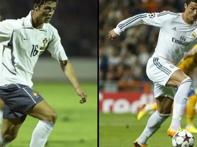 FOTOS: mira la impresionante evolución física de Cristiano Ronaldo