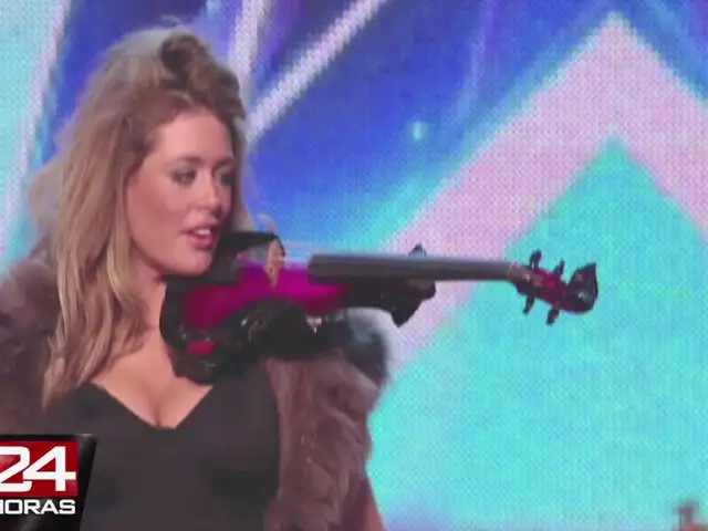 Reino Unido: mujer causa sensación en programa de talentos al tocar violín