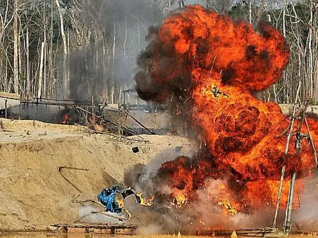 Madre de Dios: ejecutan gran operativo contra minería ilegal en río Malinowski