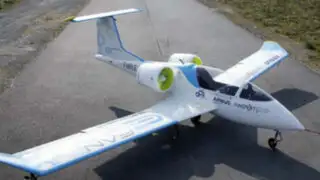 E-fan: un avión eléctrico voló por primera vez en Francia