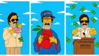 FOTOS: Homero Simpson se convierte en Pablo Escobar y en El ‘Chapo’ Guzmán