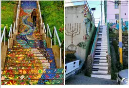 FOTOS: las 15 escaleras más bellas y coloridas alrededor del mundo