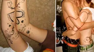 FOTOS: ejemplos de extravagantes tatuajes para sellar el amor de por vida