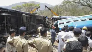 Un choque entre ferrocarril y un jeep dejó 13 muertos en la India