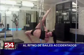 VIDEO: graciosos accidentes de mujeres al intentar maniobras de pole dance