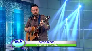 Diego Dibós interpretó su nuevo sencillo musical ‘Nuestra promesa’