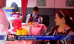 Decenas de personas asistieron a campaña de salud en Panamericana TV