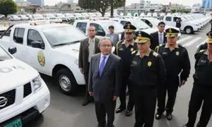 El Ministerio del Interior entregó 228 patrulleros a la Policía Nacional