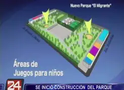 La Victoria: se inició construcción del Parque El Migrante en La Parada