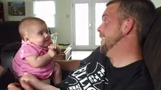 VIDEO: Bebé de solo dos meses conmueve las redes al decir "I love you"