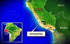 En Lima y Sur del Perú se han reportado tres sismos