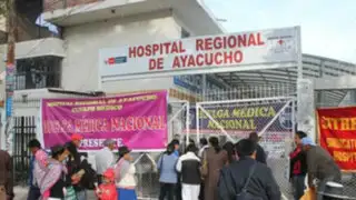Ayacucho: médicos y trabajadores festejan fiesta dentro de Hospital Regional