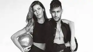 Neymar y Gisele Bündchen posan para fotógrafo peruano Mario Testino