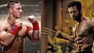 Wolverine desafió en vivo a una lucha a la superestrella de la WWE John Cena