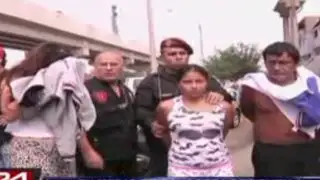 Centro de Lima: en medio de balacera capturan a comercializadores de drogas