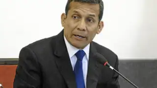 Comisión OLM tomará testimonio a Ollanta Humala en Palacio de Gobierno