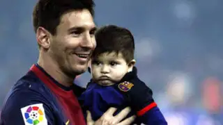 Lionel Messi dice “Primero está mi hijo Thiago y luego todo lo demás”