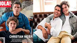 Cristian Meier y su hijo Stefano deslumbran en la portada de la revista Hola