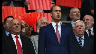FOTOS: Príncipe William presente en el partido Perú-Inglaterra en Wembley