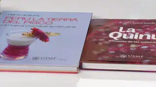 USMP presentó libros que ganaron en mundial de gastronomía en China