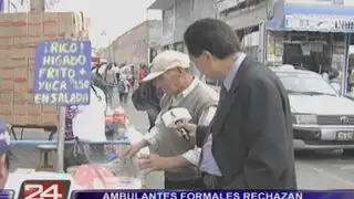 Lima: ambulantes formales rechazan invasión de vendedores informales