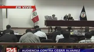 Continúa audiencia que definirá situación de César Álvarez
