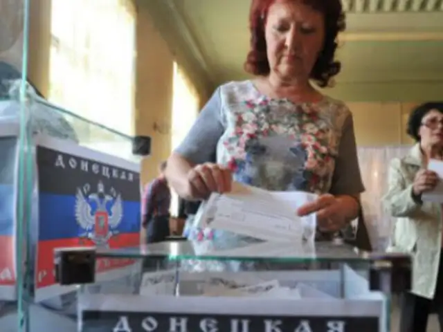 Ucrania: referéndum de Donetsk señala que casi 90% quiere la independencia