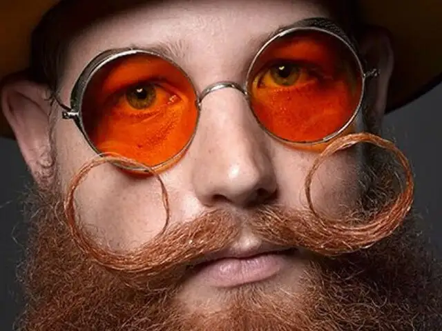 ¿Extraordinarios o absurdos? extravagantes diseños de barbas y bigotes