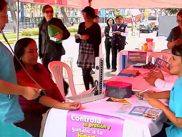 Panamericana Televisión realiza campaña gratuita contra la hipertensión