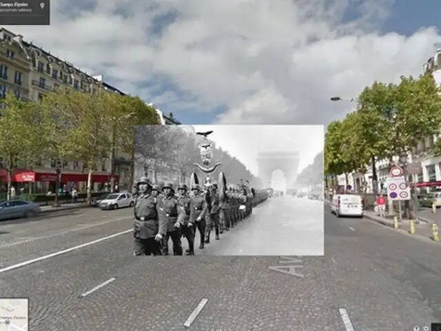 Fotos increíbles de la Segunda Guerra Mundial a través de Google Stret View