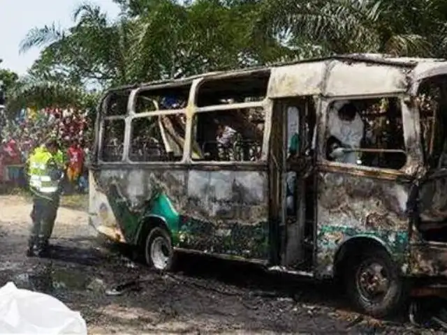 Colombia: encarcelaron a chofer del bus donde murieron 33 niños