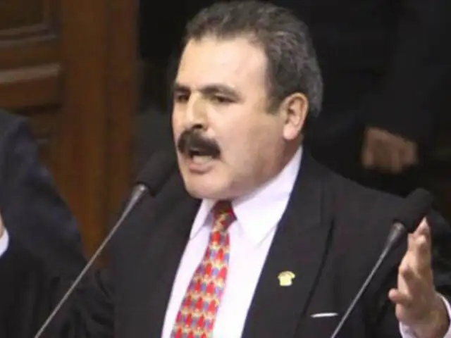 Parlamentario Jorge Rimarachín se une a la bancada de disidentes de Gana Perú
