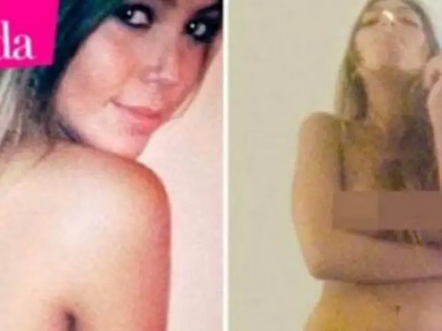 FOTOS: hija de Alejandra Guzmán fue captada desnuda y fumando marihuana