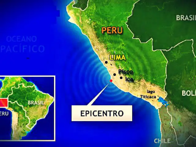 En Lima y Sur del Perú se han reportado tres sismos