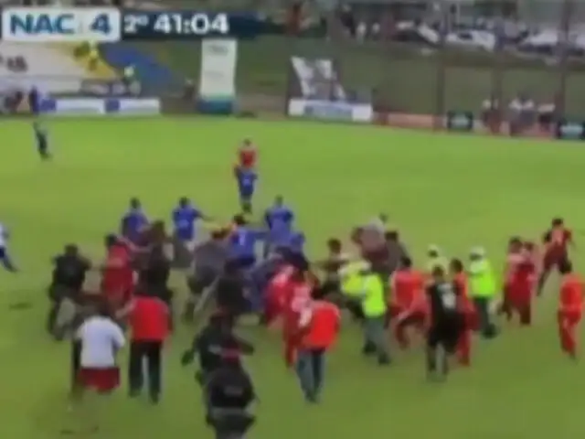 VIDEO: Partido de fútbol en Brasil terminó en verdadera batalla campal
