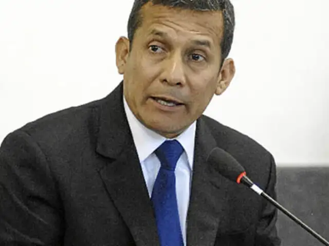 Presidente Humala prefiere no pronunciarse sobre la unión civil en este momento