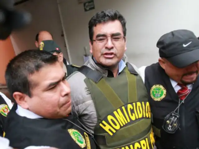 César Álvarez fue trasladado a la Sala Penal Nacional donde evaluarán detención