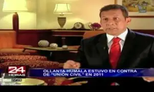 Presidente Ollanta Humala Tasso no opinó sobre el tema de la unión civil