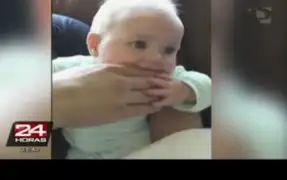 Video de bebé que realiza peculiares sonidos con la boca es viral en Internet